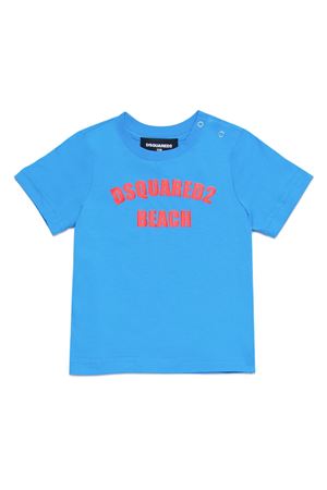 blue cotton tshirt DSQUARED KIDS | DQ2345D0A47DQ826